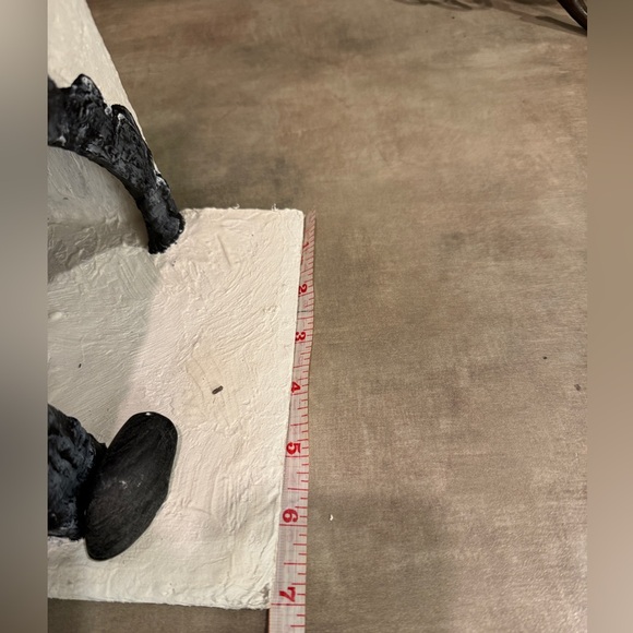 Nativity set Bethlehem 2 story house hand made with recycled materials - Picture 11 of 12